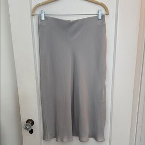 Banana Republic silver Midi Skirt